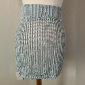 Ocean Drive Blue Knit Swim Coverup